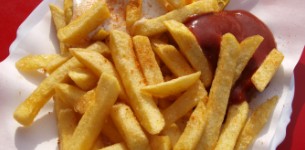 fries and ketchup