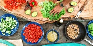 Food processing and value generation align with nutrition and current environmental planetary boundaries
