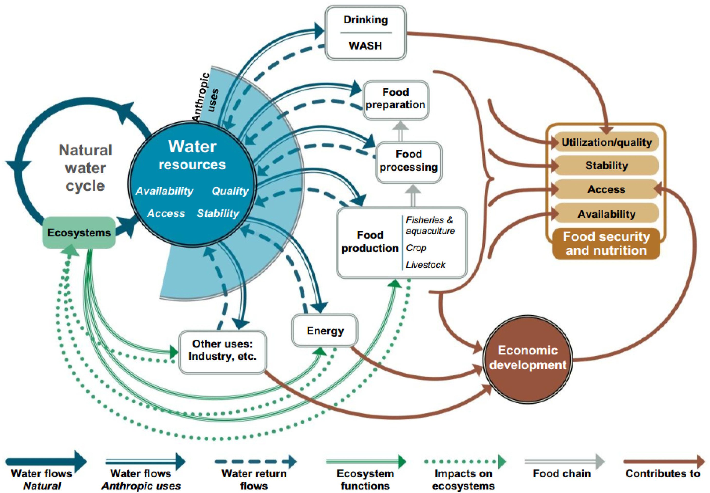 Linkages between Water, Food Security and Nutrition